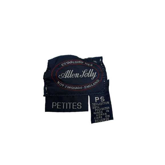 Vintage Allen Solly Pastel Kawaii Turtleneck Sweatshirt Petite Small - Picture 4 of 4